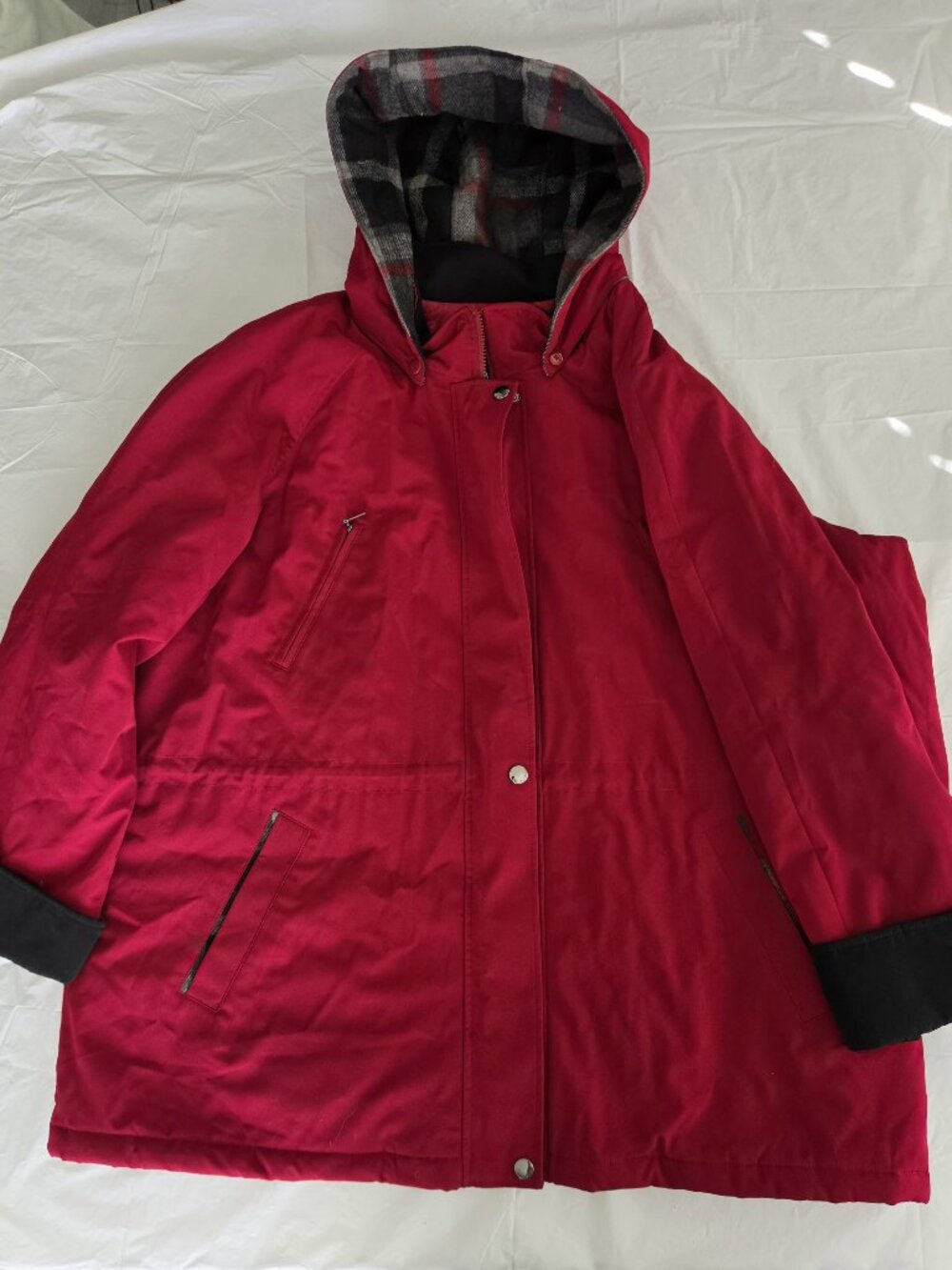 Men's heavy quilted puffer jacket